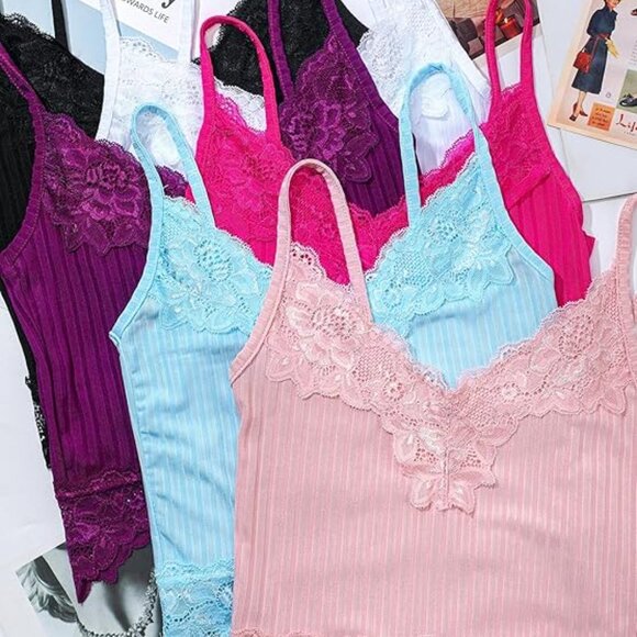 6 Pack Crop  Tops - Picture 3 of 3